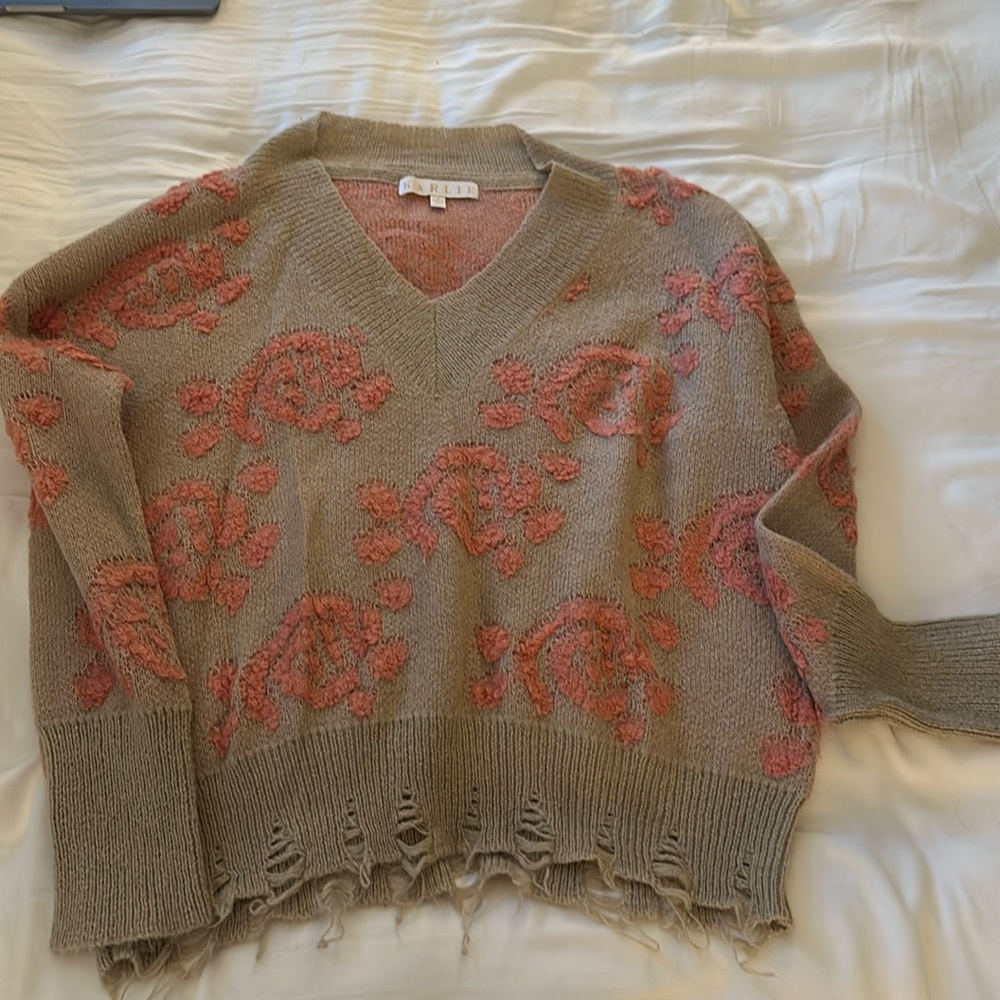 Karlie distressed oversized sweater